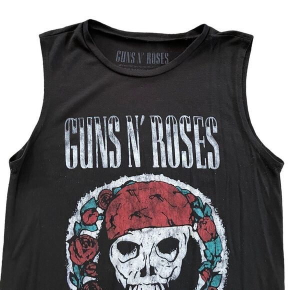 GUNS N ROSES Skull Graphic Sleeveless Shirt Size XS - Picture 2 of 5